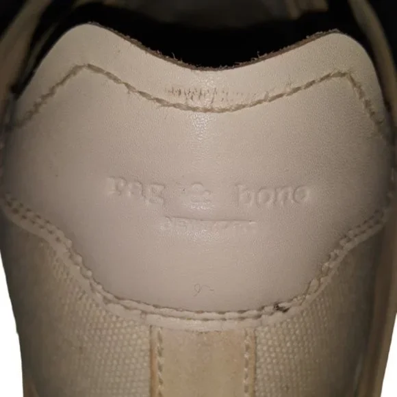 Rag & Bone NY Women's Light BROWN Canvas Sneaker size 39.5 US 9.5 - Picture 13 of 13